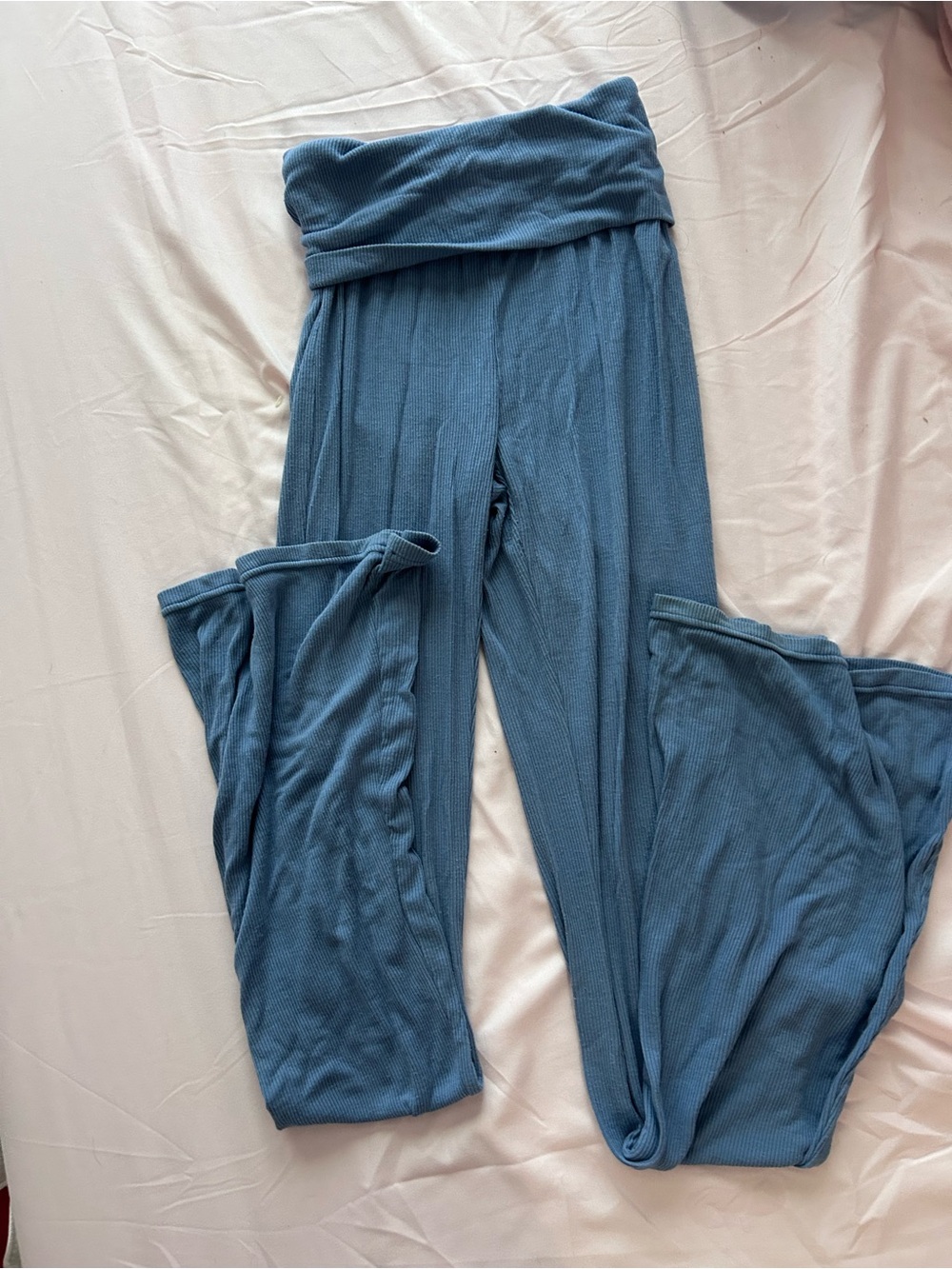Aerie fold over flare leggings